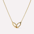 QUEVN Interlocked Steel Necklace