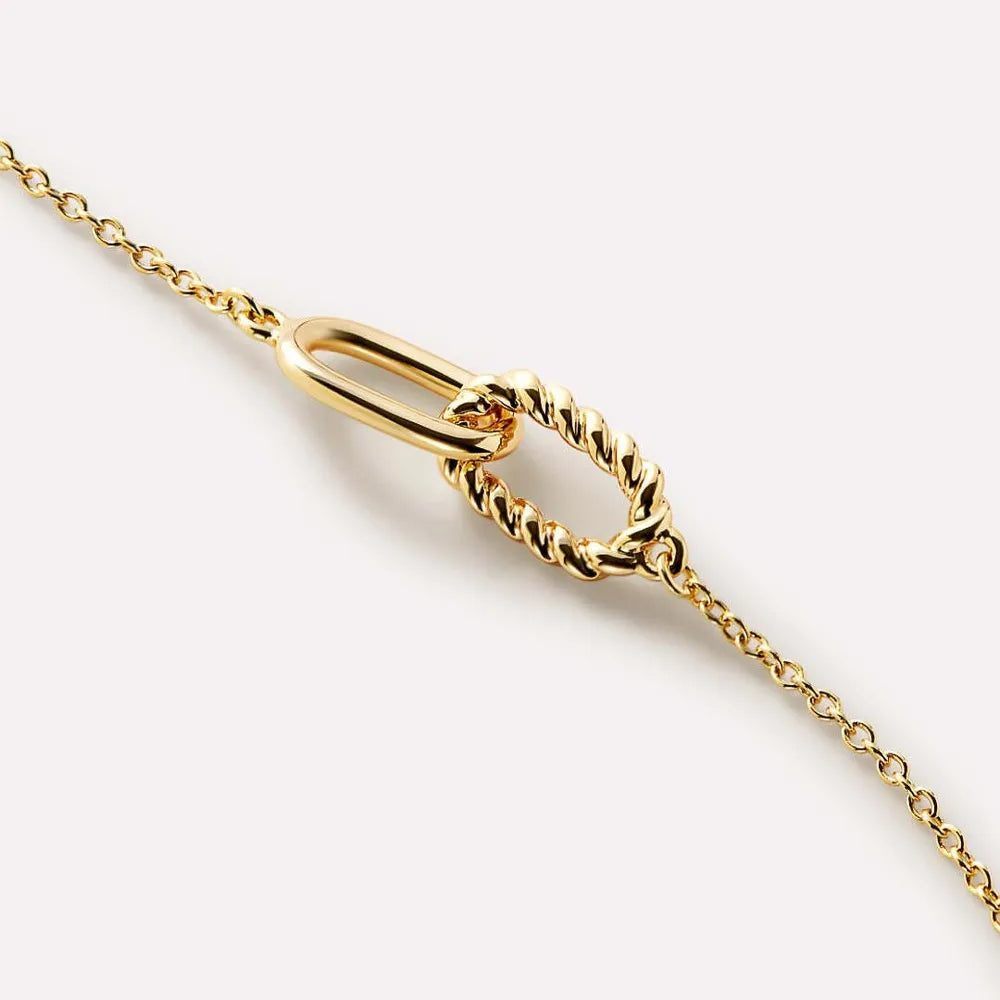 QUEVN Interlocked Steel Necklace