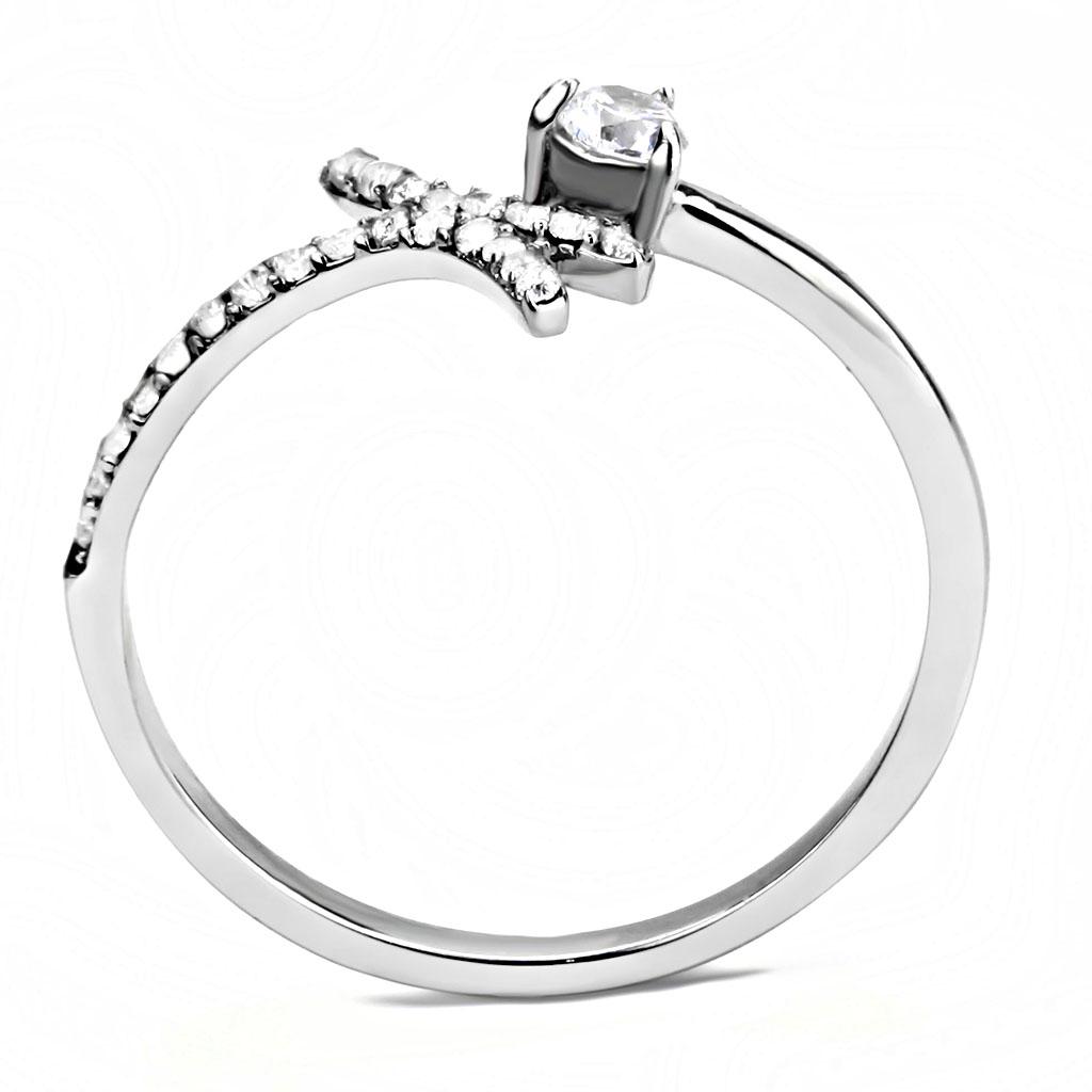 QUEVN Polished Steel Ring