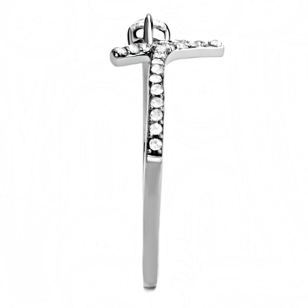 QUEVN Polished Steel Ring