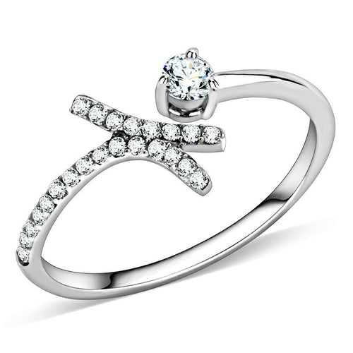 QUEVN Polished Steel Ring